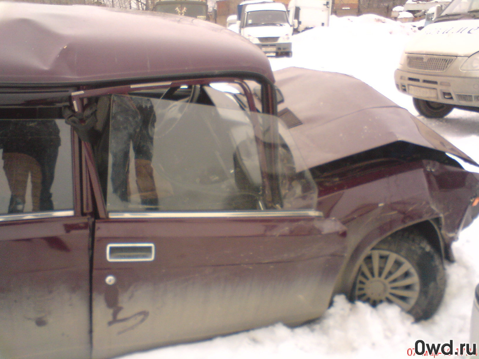 Битый автомобиль LADA (ВАЗ) 2107 (2006) в Перми